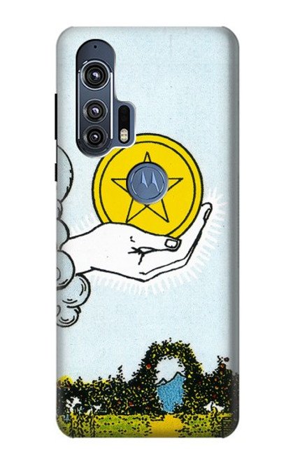 S3722 Tarot Card Ace of Pentacles Coins Case For Motorola Edge+