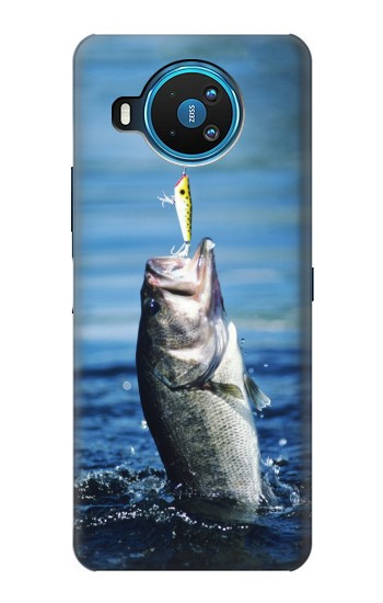 S1594 Bass Fishing Case For Nokia 8.3 5G
