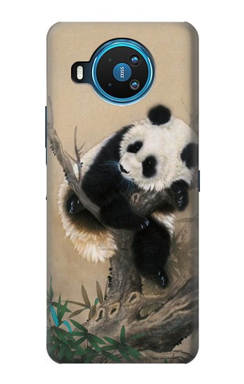 S2210 Panda Fluffy Art Painting Case For Nokia 8.3 5G