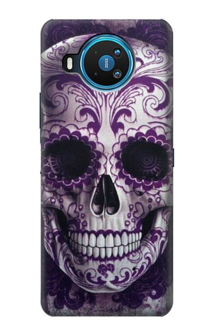 S3582 Purple Sugar Skull Case For Nokia 8.3 5G