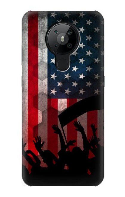 S2989 USA America Soccer Case For Nokia 5.3