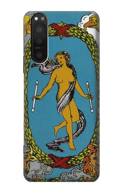 S3746 Tarot Card The World Case For Sony Xperia 5 II