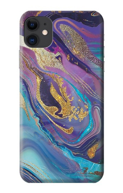 S3676 Colorful Abstract Marble Stone Case For iPhone 11