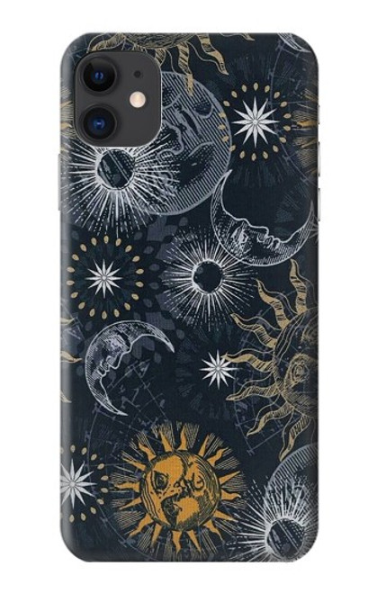 S3702 Moon and Sun Case For iPhone 11