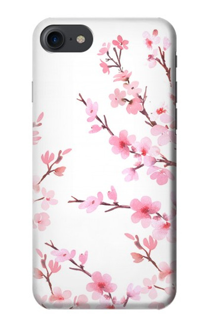 S3707 Pink Cherry Blossom Spring Flower Case For iPhone 7, iPhone 8, iPhone SE (2020) (2022)