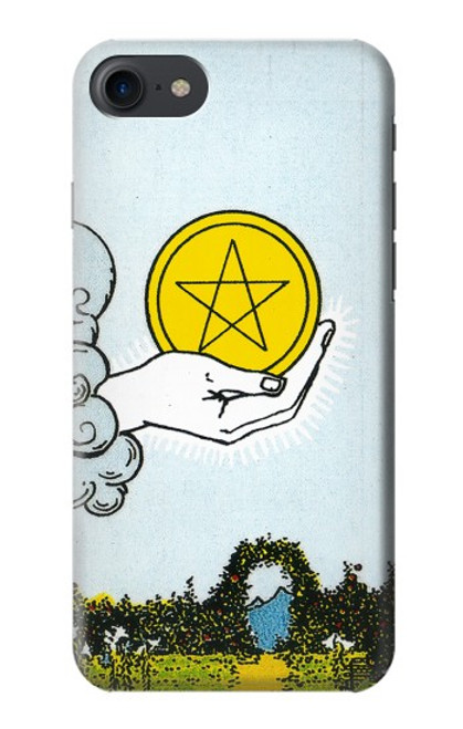 S3722 Tarot Card Ace of Pentacles Coins Case For iPhone 7, iPhone 8, iPhone SE (2020) (2022)