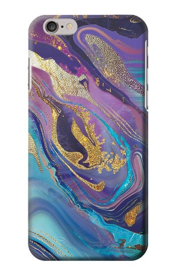 S3676 Colorful Abstract Marble Stone Case For iPhone 6 6S