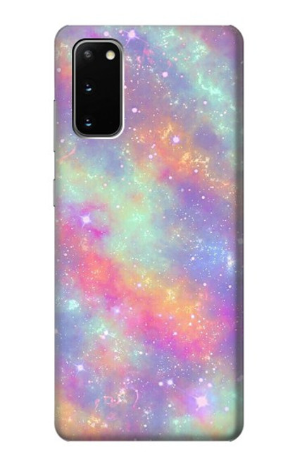 S3706 Pastel Rainbow Galaxy Pink Sky Case For Samsung Galaxy S20