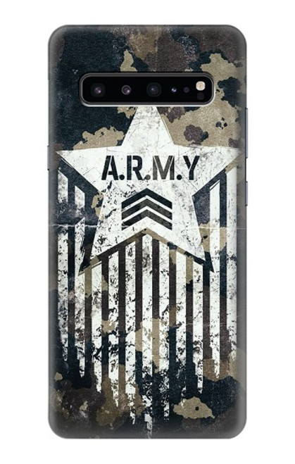 S3666 Army Camo Camouflage Case For Samsung Galaxy S10 5G
