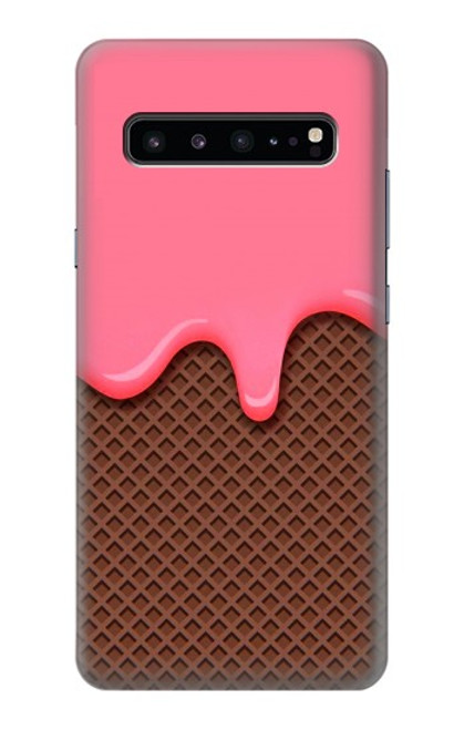 S3754 Strawberry Ice Cream Cone Case For Samsung Galaxy S10 5G