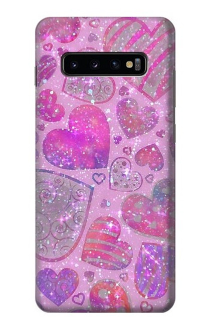 S3710 Pink Love Heart Case For Samsung Galaxy S10 Plus