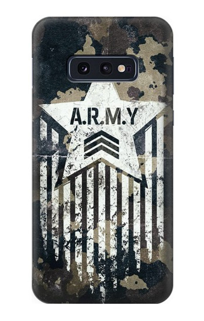 S3666 Army Camo Camouflage Case For Samsung Galaxy S10e