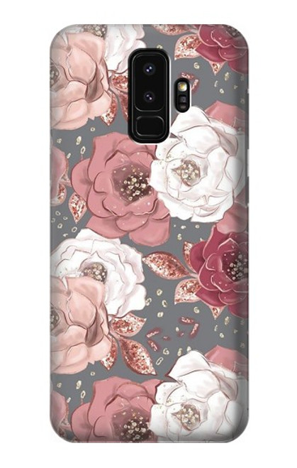 S3716 Rose Floral Pattern Case For Samsung Galaxy S9 Plus