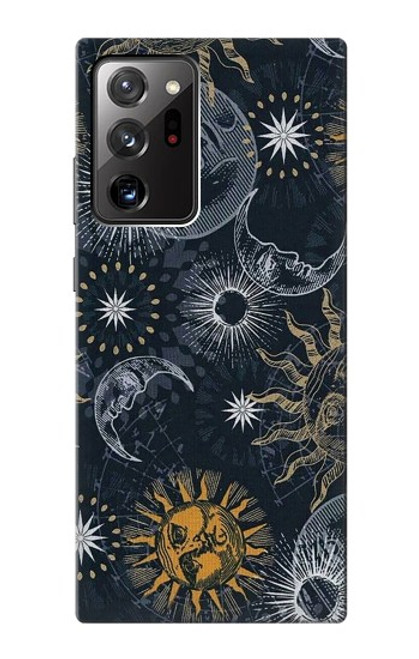 S3702 Moon and Sun Case For Samsung Galaxy Note 20 Ultra, Ultra 5G