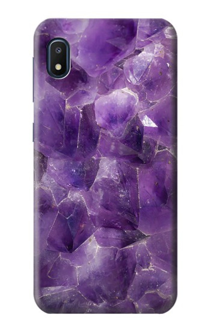 S3713 Purple Quartz Amethyst Graphic Printed Case For Samsung Galaxy A10e