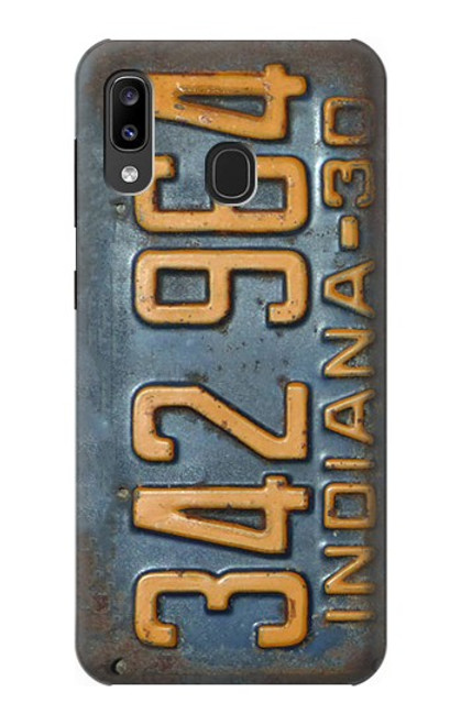 S3750 Vintage Vehicle Registration Plate Case For Samsung Galaxy A20, Galaxy A30