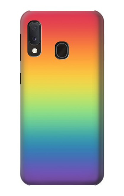 S3698 LGBT Gradient Pride Flag Case For Samsung Galaxy A20e