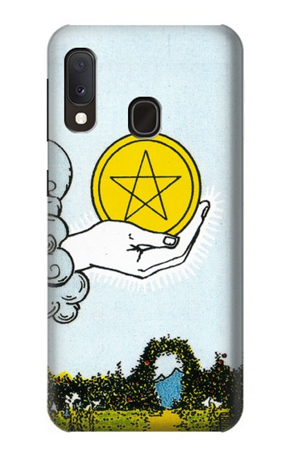 S3722 Tarot Card Ace of Pentacles Coins Case For Samsung Galaxy A20e