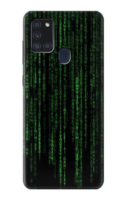 S3668 Binary Code Case For Samsung Galaxy A21s