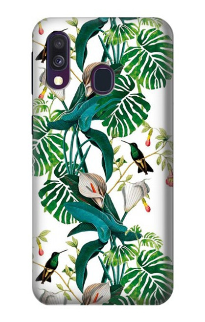 S3697 Leaf Life Birds Case For Samsung Galaxy A40