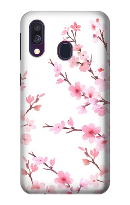 S3707 Pink Cherry Blossom Spring Flower Case For Samsung Galaxy A40