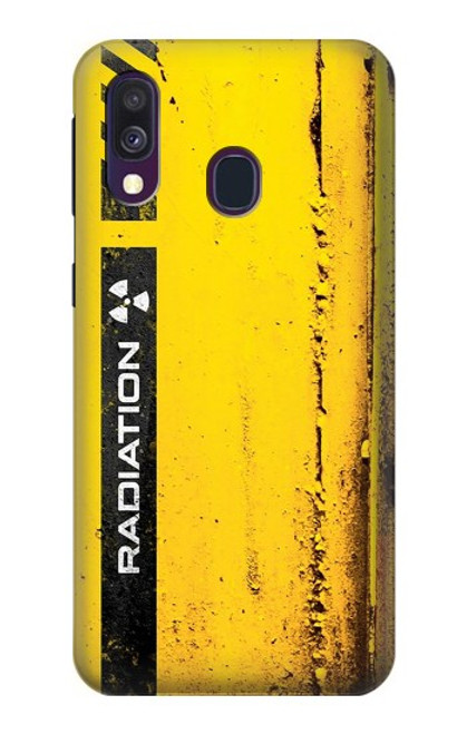 S3714 Radiation Warning Case For Samsung Galaxy A40