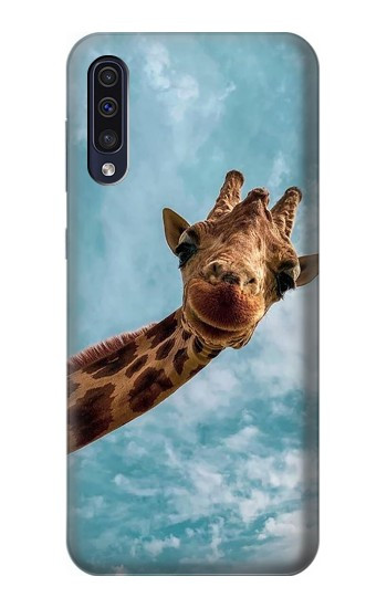 S3680 Cute Smile Giraffe Case For Samsung Galaxy A50