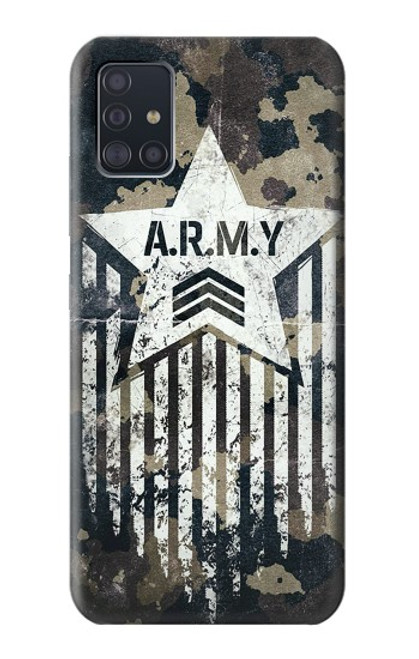 S3666 Army Camo Camouflage Case For Samsung Galaxy A51 5G