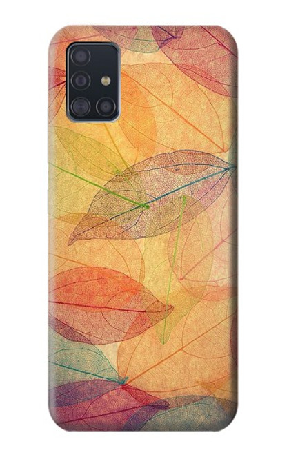 S3686 Fall Season Leaf Autumn Case For Samsung Galaxy A51 5G