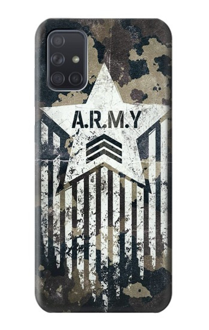 S3666 Army Camo Camouflage Case For Samsung Galaxy A71