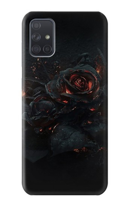 S3672 Burned Rose Case For Samsung Galaxy A71