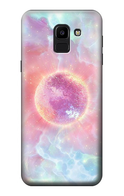 S3709 Pink Galaxy Case For Samsung Galaxy J6 (2018)