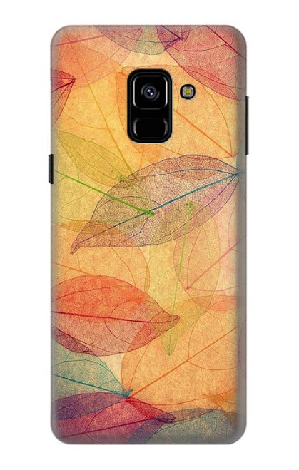 S3686 Fall Season Leaf Autumn Case For Samsung Galaxy A8 (2018)