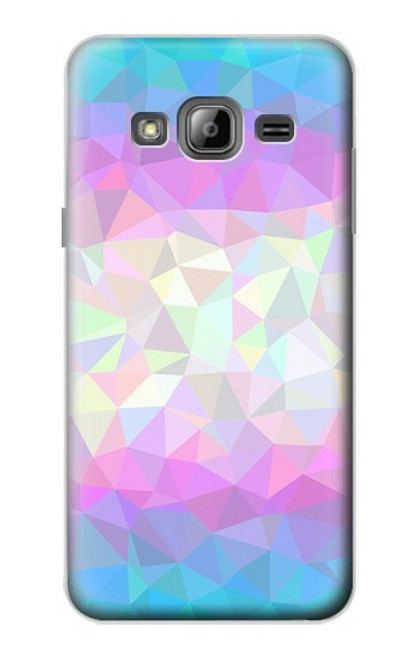 S3747 Trans Flag Polygon Case For Samsung Galaxy J3 (2016)