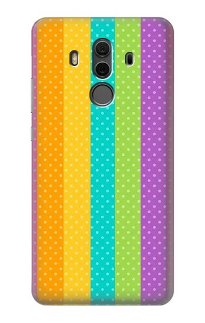 S3678 Colorful Rainbow Vertical Case For Huawei Mate 10 Pro, Porsche Design