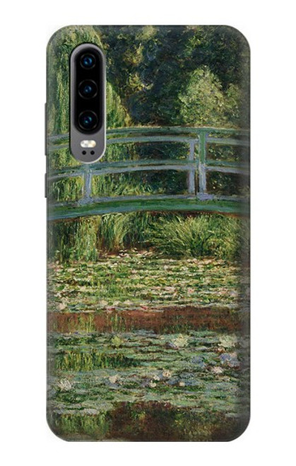 S3674 Claude Monet Footbridge and Water Lily Pool Case For Huawei P30