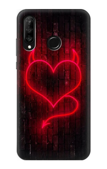 S3682 Devil Heart Case For Huawei P30 lite