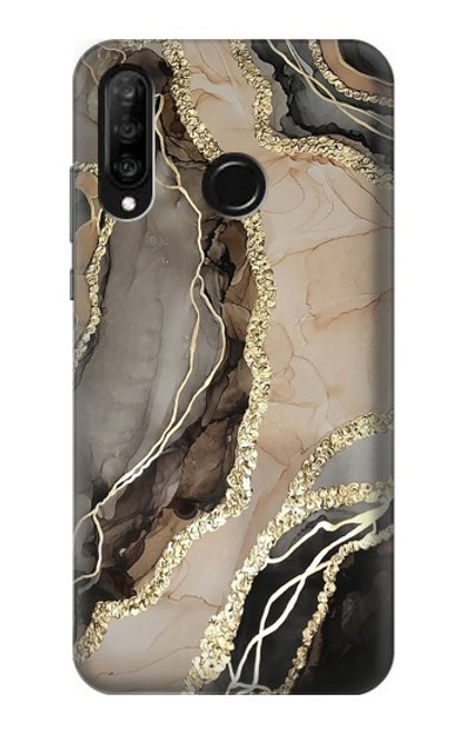 S3700 Marble Gold Graphic Printed Case For Huawei P30 lite