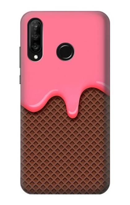 S3754 Strawberry Ice Cream Cone Case For Huawei P30 lite