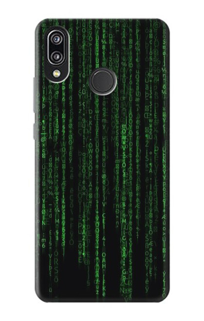 S3668 Binary Code Case For Huawei P20 Lite