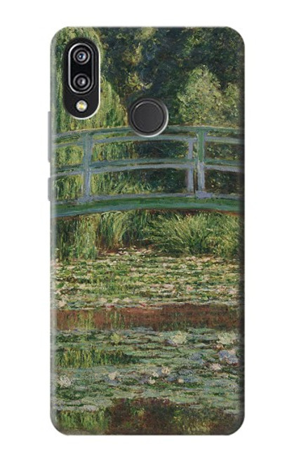 S3674 Claude Monet Footbridge and Water Lily Pool Case For Huawei P20 Lite