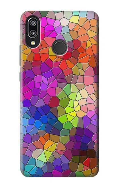 S3677 Colorful Brick Mosaics Case For Huawei P20 Lite