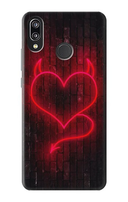 S3682 Devil Heart Case For Huawei P20 Lite