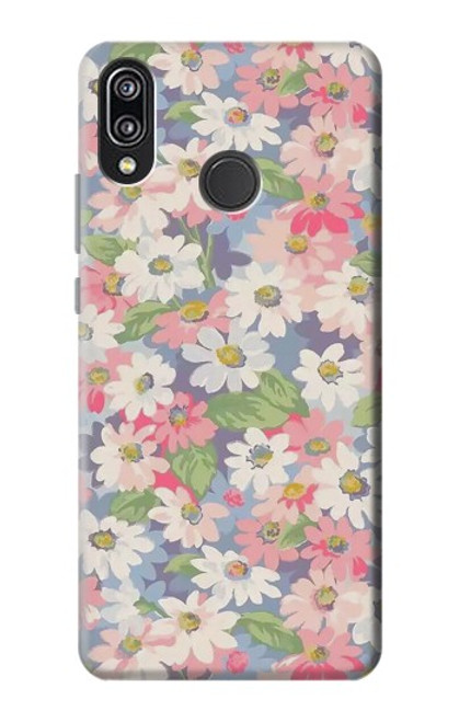 S3688 Floral Flower Art Pattern Case For Huawei P20 Lite