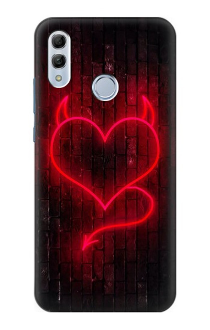S3682 Devil Heart Case For Huawei Honor 10 Lite, Huawei P Smart 2019