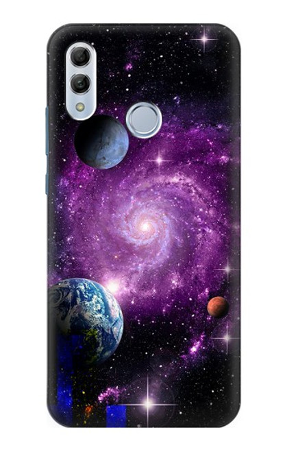 S3689 Galaxy Outer Space Planet Case For Huawei Honor 10 Lite, Huawei P Smart 2019
