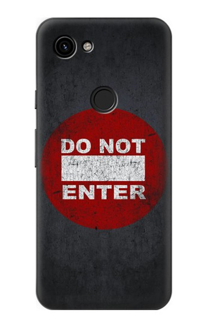 S3683 Do Not Enter Case For Google Pixel 3a