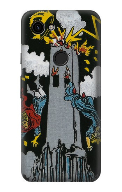 S3745 Tarot Card The Tower Case For Google Pixel 3a