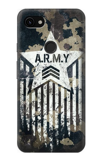 S3666 Army Camo Camouflage Case For Google Pixel 3a XL