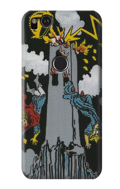 S3745 Tarot Card The Tower Case For Google Pixel 2